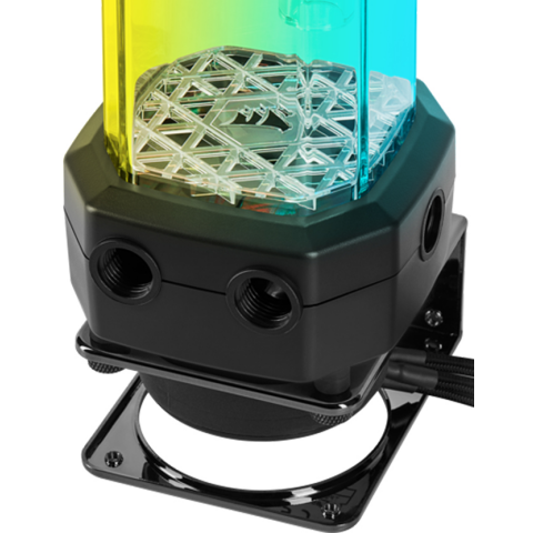 Резервуар с помпой для СЖО Corsair Hydro X Series XD5 RGB (D5 Pump reservoir unit) Black (CX-9040006-WW)_3