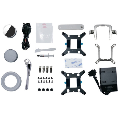 Система жидкостного охлаждения Lian Li Galahad II Trinity 360 SL-Infinity White_8