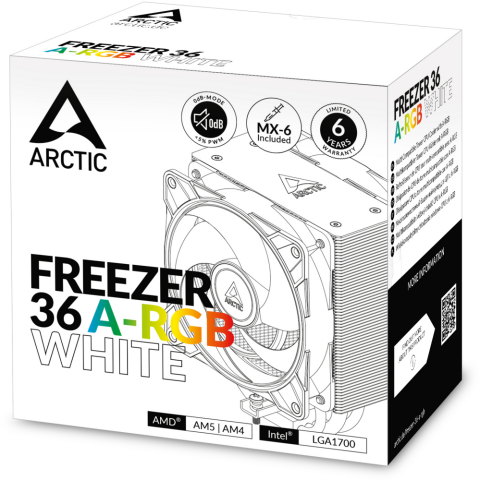 Кулер Arctic Cooling Freezer 36 A-RGB White (ACFRE00125A)_4