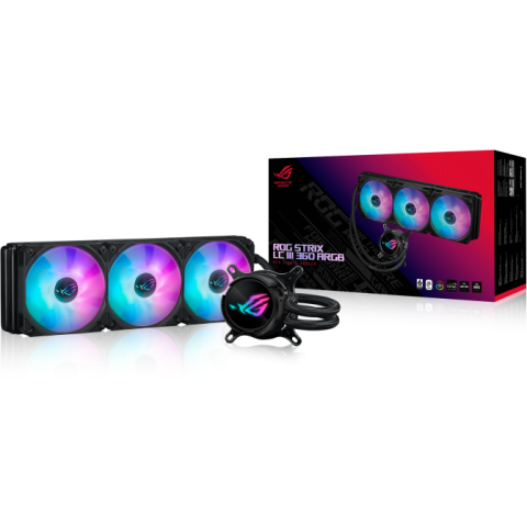 Система жидкостного охлаждения ASUS ROG STRIX LC III 360 ARGB Black_2