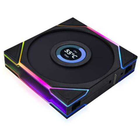 Вентилятор для корпуса Lian Li UNI Fan TL LCD 140 Reverse Black_0