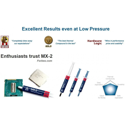 Термопаста Arctic Cooling MX-2 Thermal Compound 2019 Edition (8 г)_0