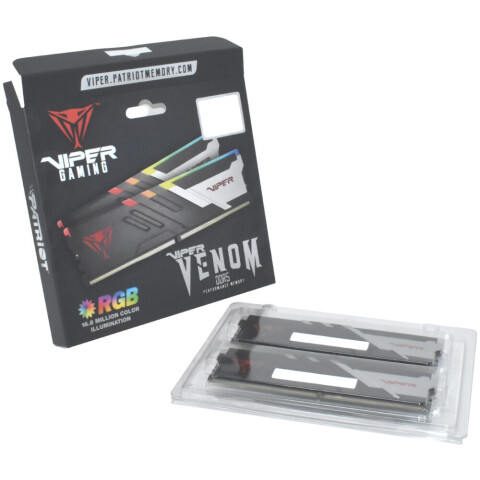 Оперативная память 32Gb DDR5 7400MHz Patriot Viper Venom RGB (PVVR532G740C36K) (2x16Gb KIT)_5