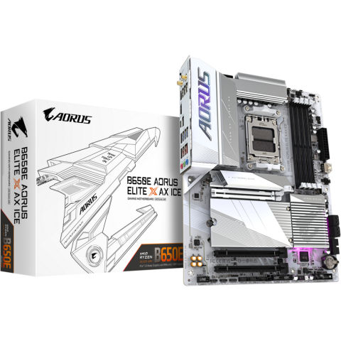 Материнская плата Gigabyte B650E AORUS ELITE X AX ICE_3