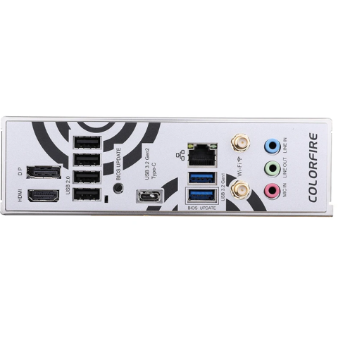 Материнская плата Colorful COLORFIRE B760M-MEOW WIFI D5 ORANGE_2