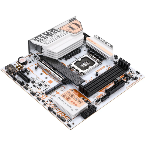 Материнская плата Colorful COLORFIRE B760M-MEOW WIFI D5 ORANGE_4