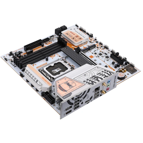 Материнская плата Colorful COLORFIRE B760M-MEOW WIFI D5 ORANGE_5