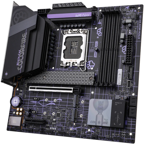 Материнская плата Colorful COLORFIRE B760M-MEOW WIFI D5 PURPLE_1