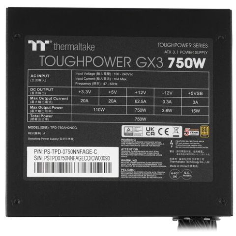 Блок питания 750W Thermaltake Toughpower GX3 (PS-TPD-0750NNFAGE-C)_0