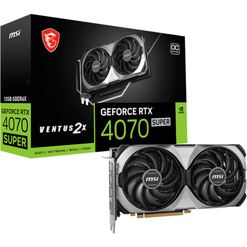 Видеокарта NVIDIA GeForce RTX 4070 Super MSI 12Gb (RTX 4070 SUPER 12G VENTUS 2X OC)_4