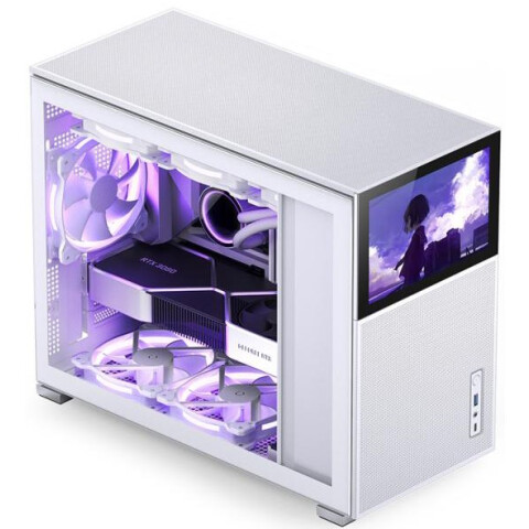 Корпус Lamptron DMS363MW Monitor Case White_0