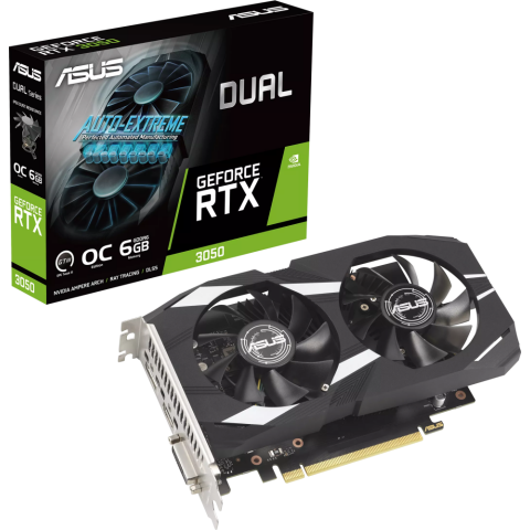 Видеокарта NVIDIA GeForce RTX 3050 ASUS OC 6Gb (DUAL-RTX3050-O6G)_7