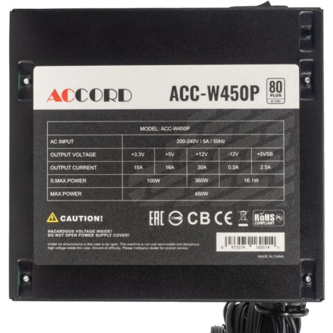 Блок питания 450W ACCORD ACC-W450P_1