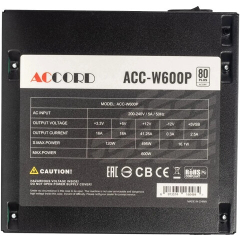 Блок питания 600W ACCORD ACC-W600P_1