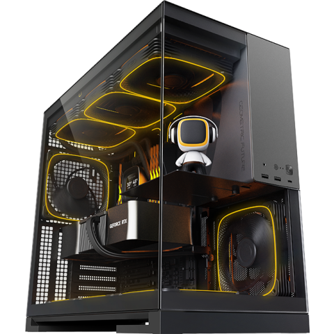 Корпус Geometric Future Model 5 Black/Grey_7