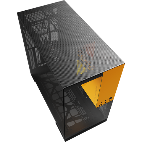 Корпус Geometric Future Model 5 Black/Yellow_2