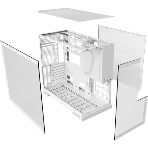 Корпус Geometric Future Model 5 White_1