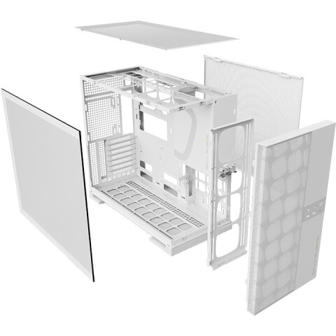 Корпус Geometric Future Model 5 Vent White_4