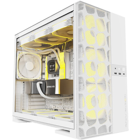 Корпус Geometric Future Model 5 Vent White_5