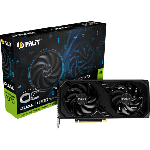 Видеокарта NVIDIA GeForce RTX 4070 Palit Dual OC 12Gb (NE64070S19K9-1048D)_7