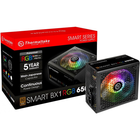 Блок питания 650W Thermaltake Smart BX1 RGB (PS-SPR-0650NHSABE-1)_4