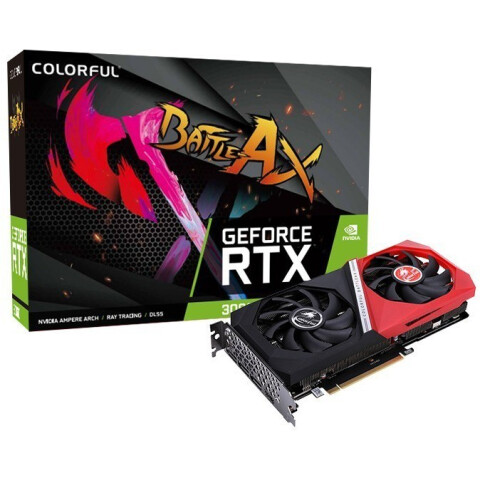 Видеокарта NVIDIA GeForce RTX 3060 Colorful 12Gb LHR (RTX 3060 NB DUO 12G V2 L-V)_3