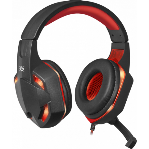 Гарнитура Defender Warhead G-370 Black/Red