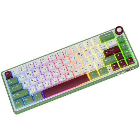 Клавиатура Royal Kludge R65 Green Sand (Chartreuse Switch)_2