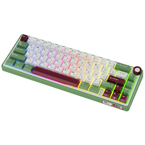 Клавиатура Royal Kludge R65 Green Sand (Chartreuse Switch)_4