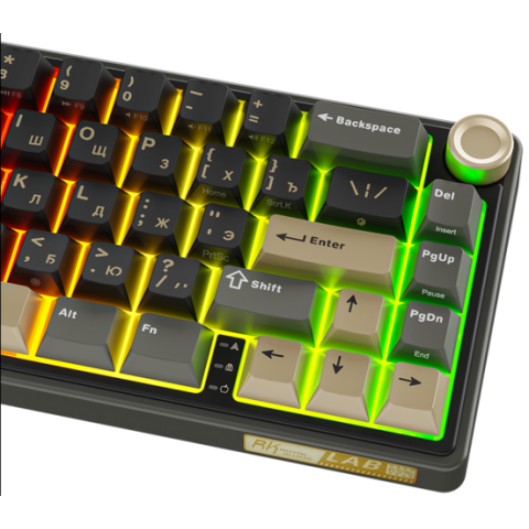 Клавиатура Royal Kludge R65 Phantom (Chartreuse Switch)_5