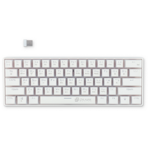 Клавиатура Oklick K763W White_0