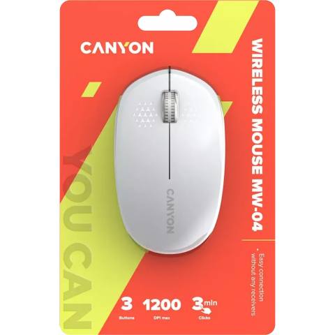 Мышь Canyon MW-04 White_4