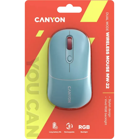 Мышь Canyon MW-22 Dark Cyan_4