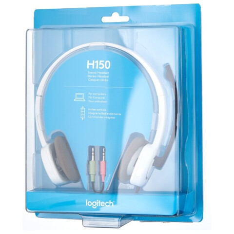 Гарнитура Logitech Stereo Headset H150 White (981-000350)_3