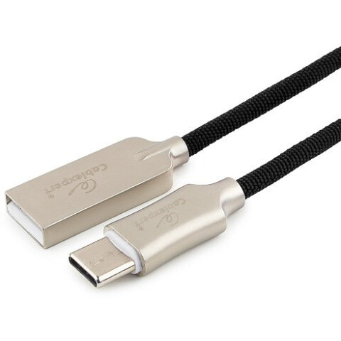 Кабель USB - USB-C, 1м, Gembird CC-P-USBC02Bk-1M