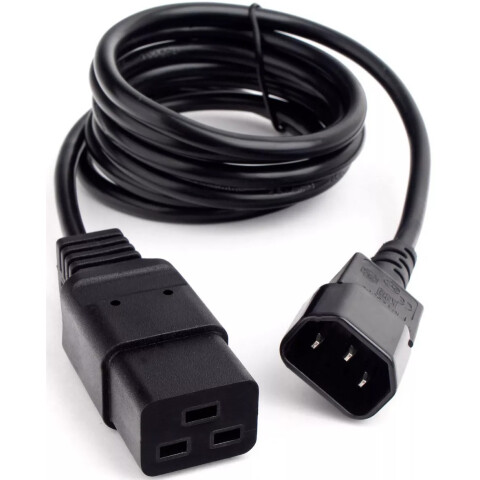 Кабель питания IEC-320-C19 - IEC-320-C14, 1.8м, Cablexpert PC-189-1-1