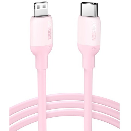 Кабель USB Type-C - Lightning, 1м, UGREEN US387 Pink