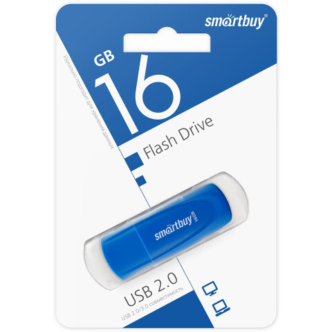 USB Flash накопитель 16Gb SmartBuy Scout Blue (SB016GB2SCB)_1