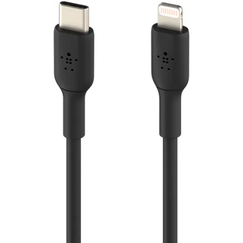 Кабель USB Type-C - Lightning, 1м, Belkin CAA003bt1MBK_0