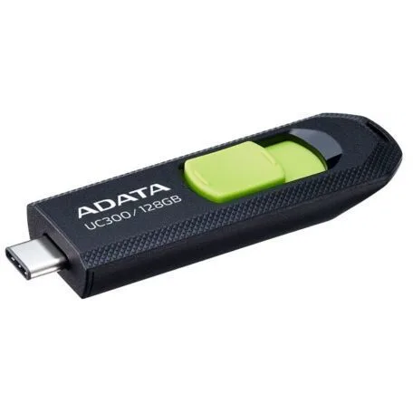 USB Flash накопитель 128Gb ADATA UC300 Black/Green