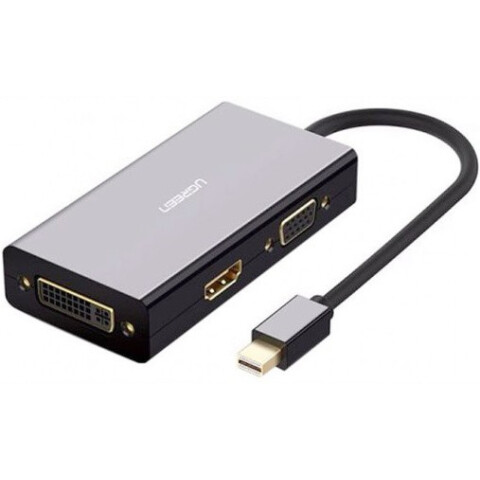 Конвертер Mini DisplayPort - HDMI/VGA/DVI, UGREEN MD114 Black