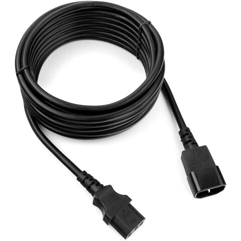 Кабель питания IEC-320-C13 - IEC-320-C14, 5м, Gembird PC-189-1-5M