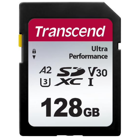 Карта памяти 128Gb SD Transcend (TS128GSDC340S)