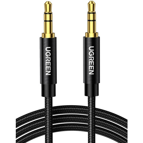 Кабель 3.5 Jack (M) - 3.5 Jack (M), 2м, UGREEN AV112 Black