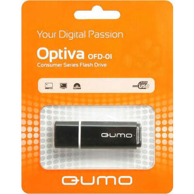 USB Flash накопитель 32Gb QUMO Optiva 01 Black
