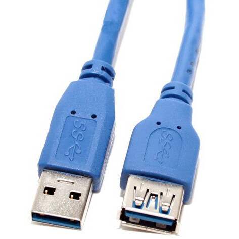 Кабель удлинительный USB 3.0 A (M) - A (F), 0.5м, AOpen ACU302-0.5M