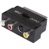 Переходник SCART (M) - 3xRCA (F), Buro BSP005