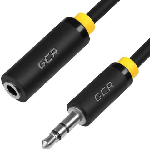 Кабель удлинительный 3.5 Jack (M) - 3.5 Jack (F), 1м, Greenconnect GCR-STM1114-1.0m
