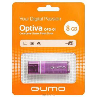USB Flash накопитель 8Gb QUMO Optiva 01 Violet_0