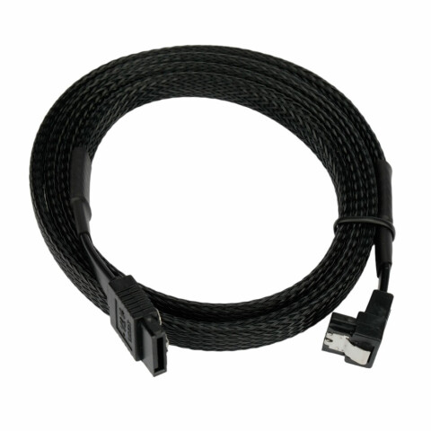 Кабель Cablexpert SATA - SATA, 1м (CC-SATAM-DATA90-BLBR-100CM)